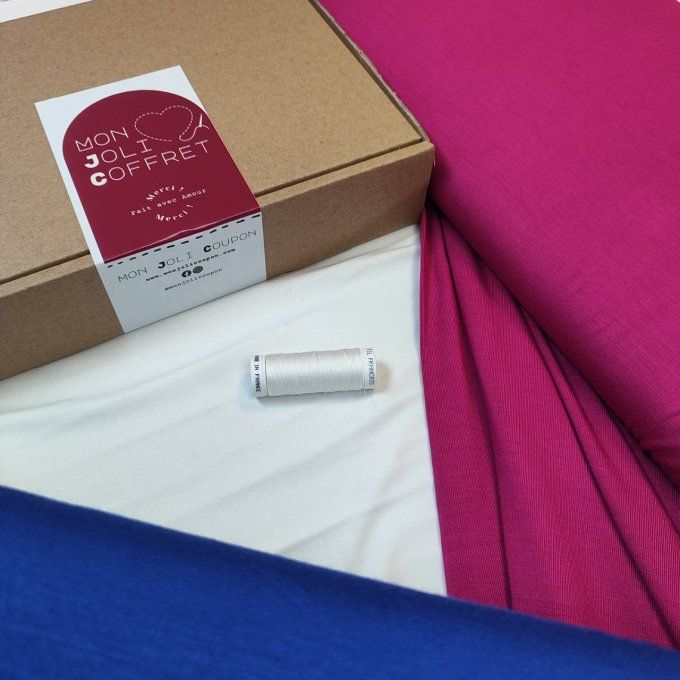 MON JOLI COFFRET- Sans Patron - " Le T-shirt Softy Color-Block" @patronsmoijecouds - Coffret  n°6