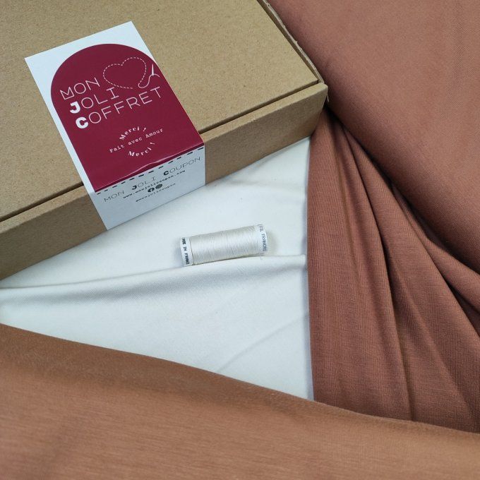 MON JOLI COFFRET- Sans Patron - " Le T-shirt Softy Color-Block" @patronsmoijecouds - Coffret  n°13