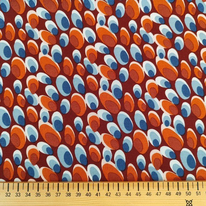 Viscose Stretch Bulle Terraccota - par 10 cm 