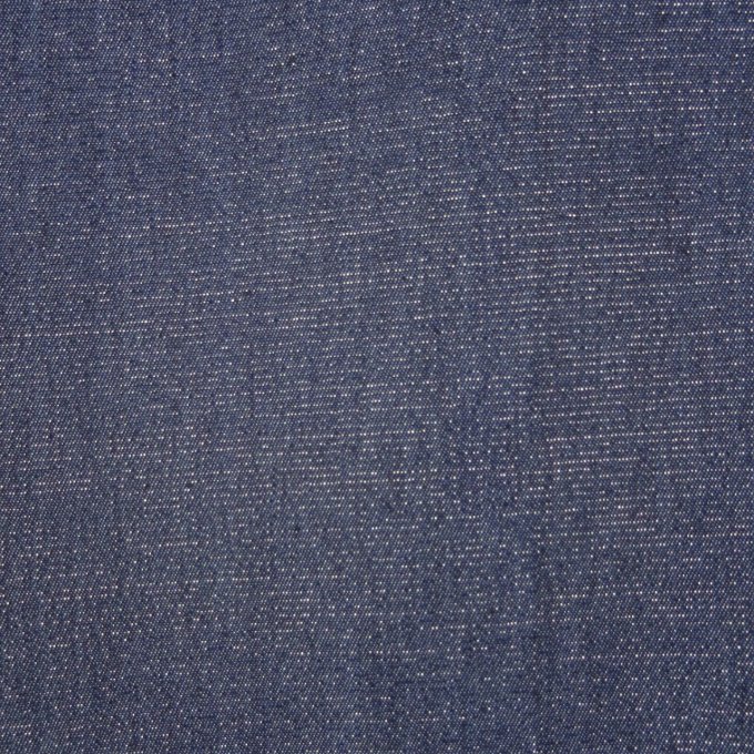 Chambray Bleu Pailleté - par 10 cm