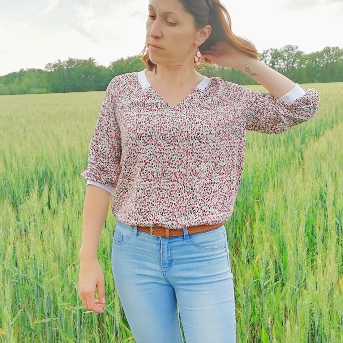 MON JOLI COFFRET -Sans Patron "La Blouse Cycladine"@patronsmoijecouds - Coffret n°1