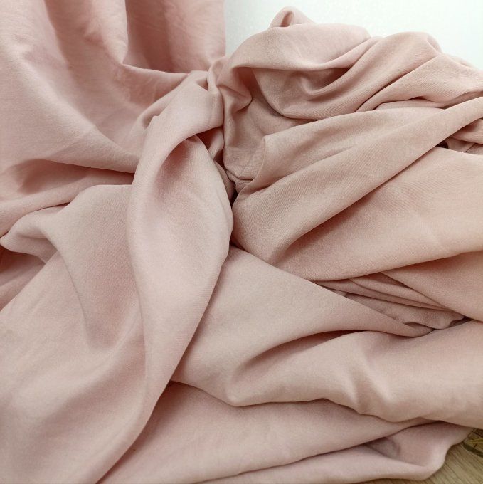 Fripon Polyester Rose Poudré - Coupon 80cm