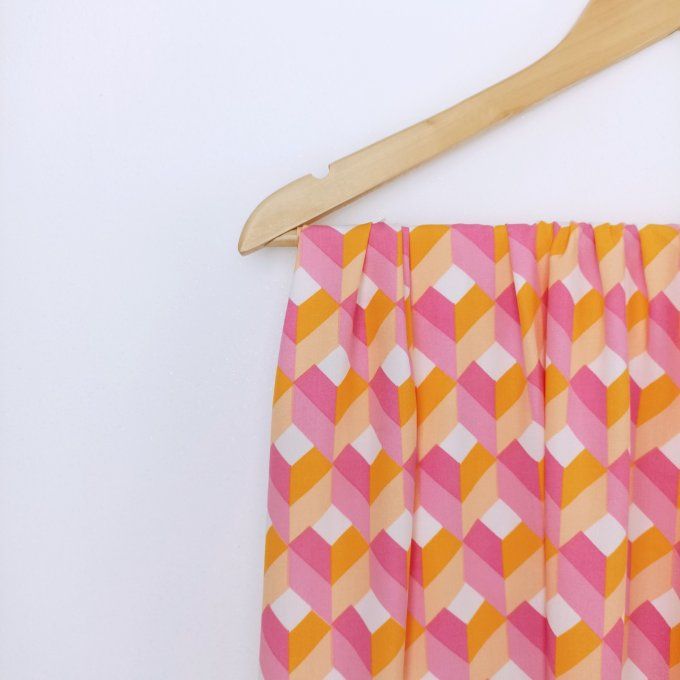 Viscose Blocks Vitaminés - Coupon 1.10m