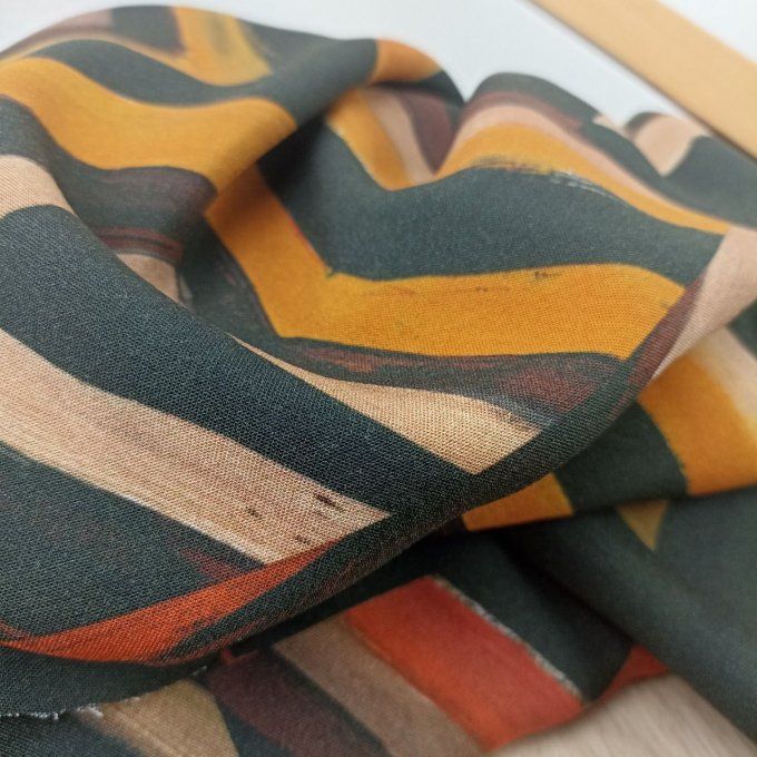 Viscose Graphique - par 10 cm 