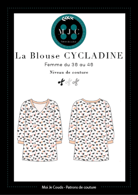 MON JOLI COFFRET -Sans Patron "La Blouse Cycladine"@patronsmoijecouds - Coffret n°3