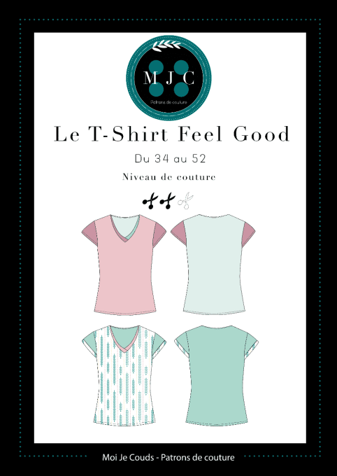 MON JOLI COFFRET- Sans Patron -" Le T-shirt Feel Good" @patronsmoijecouds - Coffret  n°2