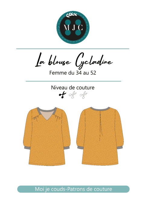MON JOLI COFFRET -Sans Patron "La Blouse Cycladine"@patronsmoijecouds - Coffret n°3