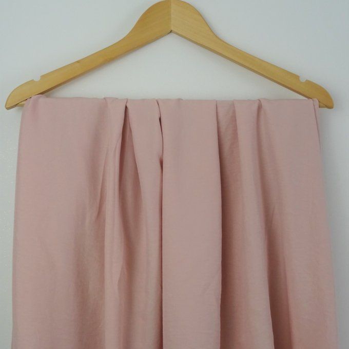 Fripon Polyester Rose Poudré - Coupon 80cm
