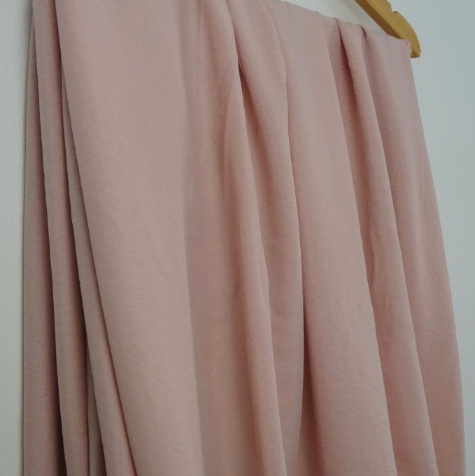 Fripon Polyester Rose Poudré - Coupon 80cm